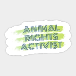 Animal Rights Activist Sticker